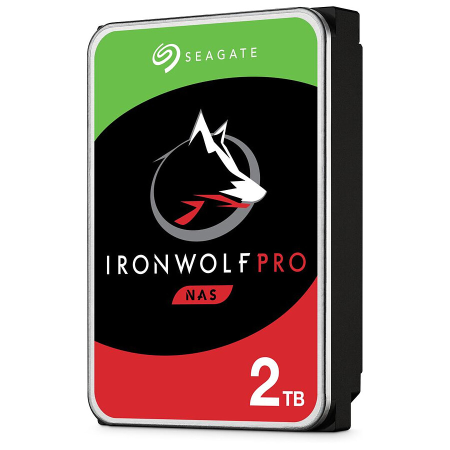 Seagate IronWolf Pro - 2 x 2 To (4 To) - 128 Mo