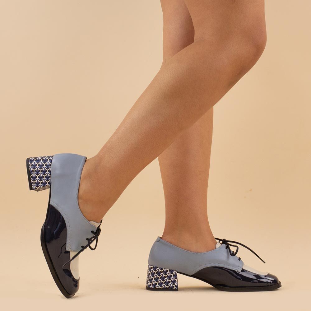 Nemonic 2393 retro shoes blauw