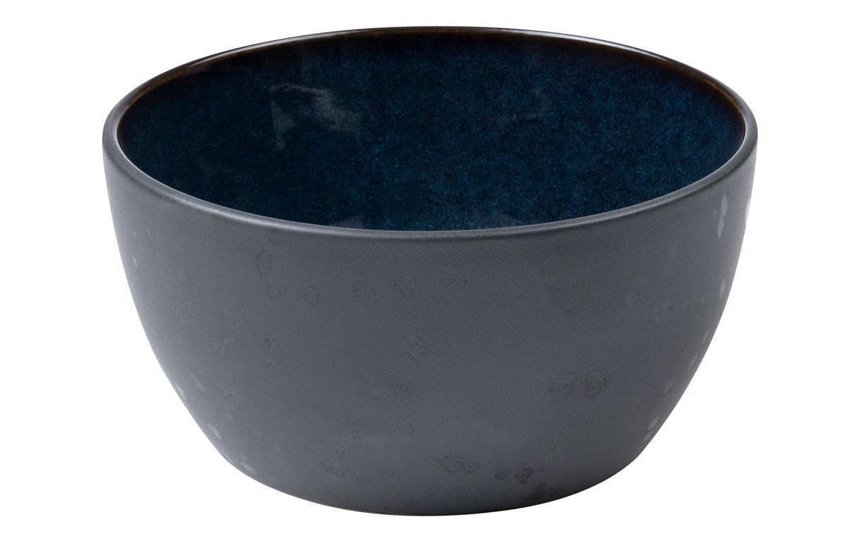 Snackschale 14 cm, 4 Stück, Schwarz/DunkelblauSchalen aus Steinzeug für Snack oder Dip