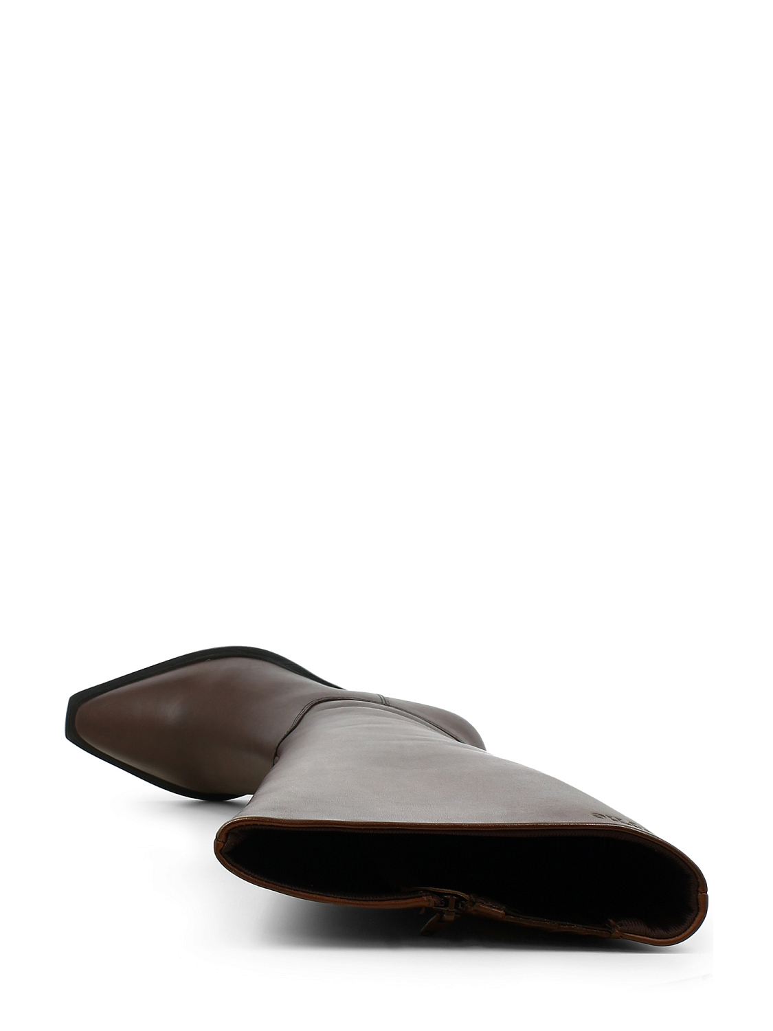 VYNE Lucca High Leather Western Boot Brown