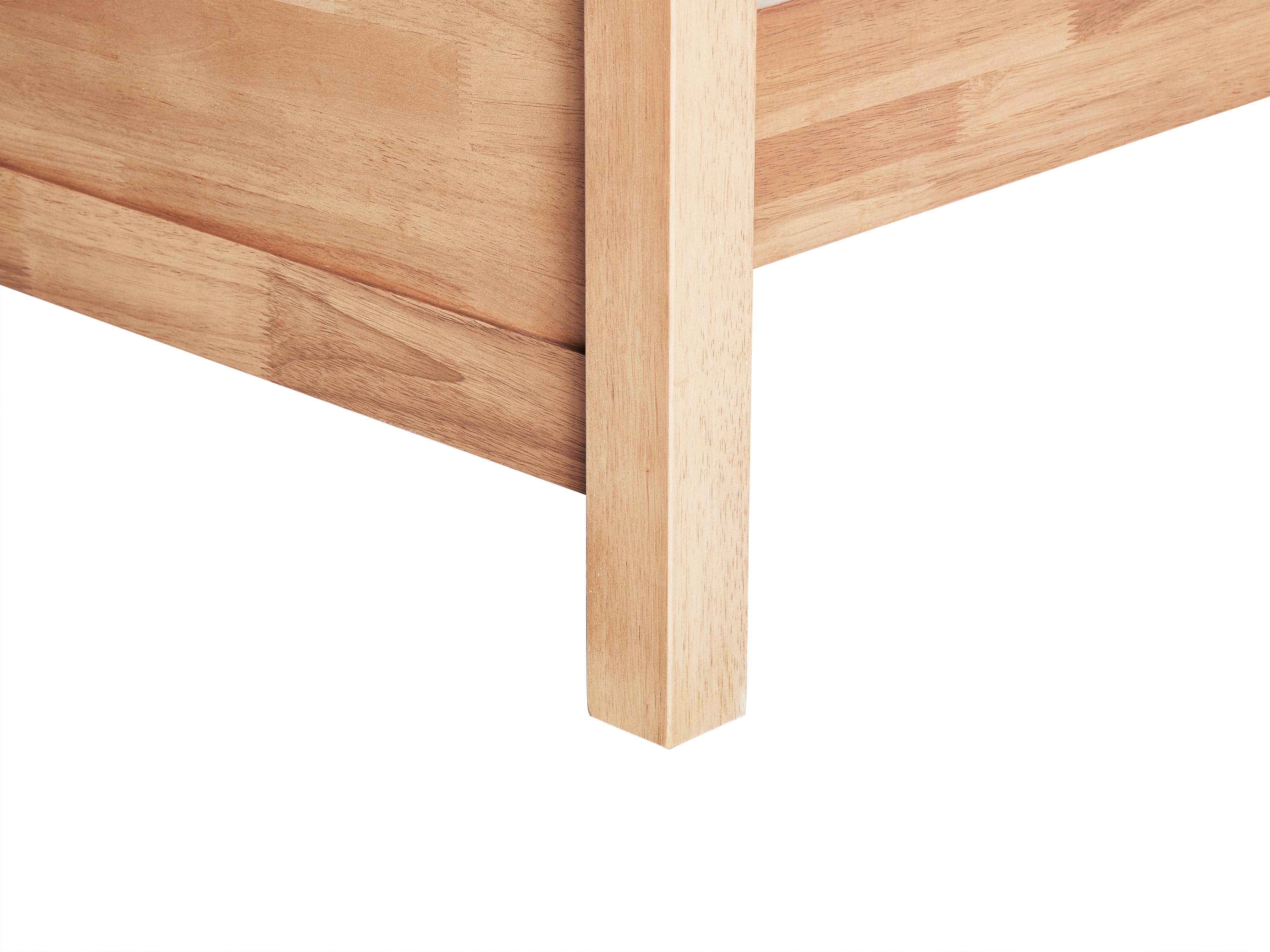 Bed Hout CHAMPAGNAT 180 x 200 cm Lichtbruin