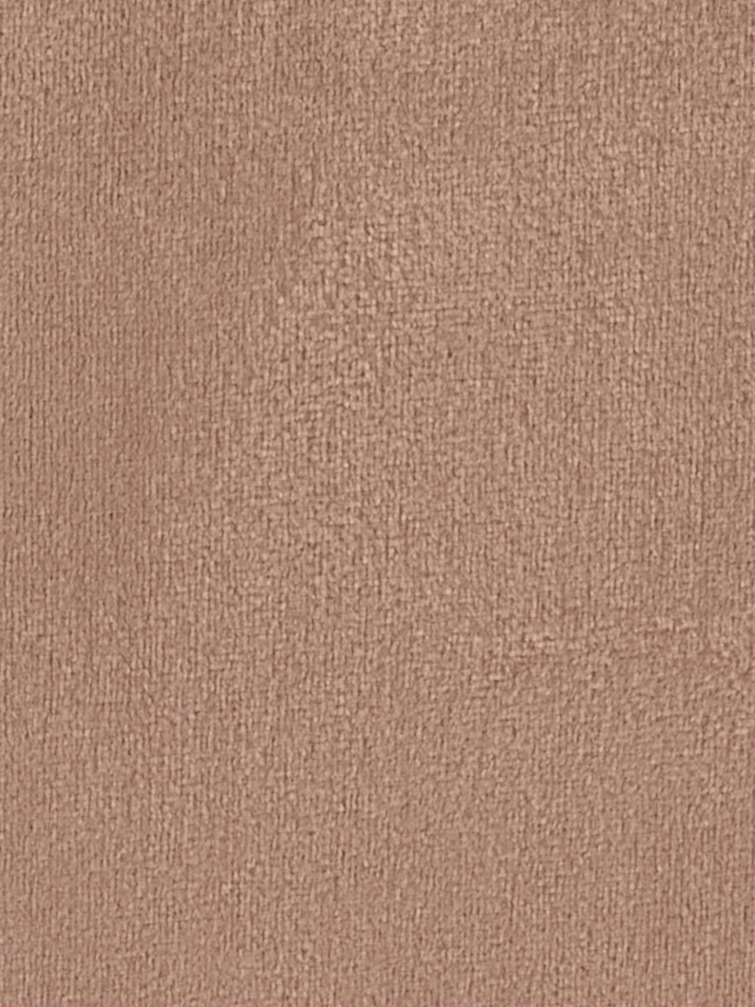 Puf i velour | Polyester/polyurethan/MDF. 38 x 38 x 29 cm. | Brown