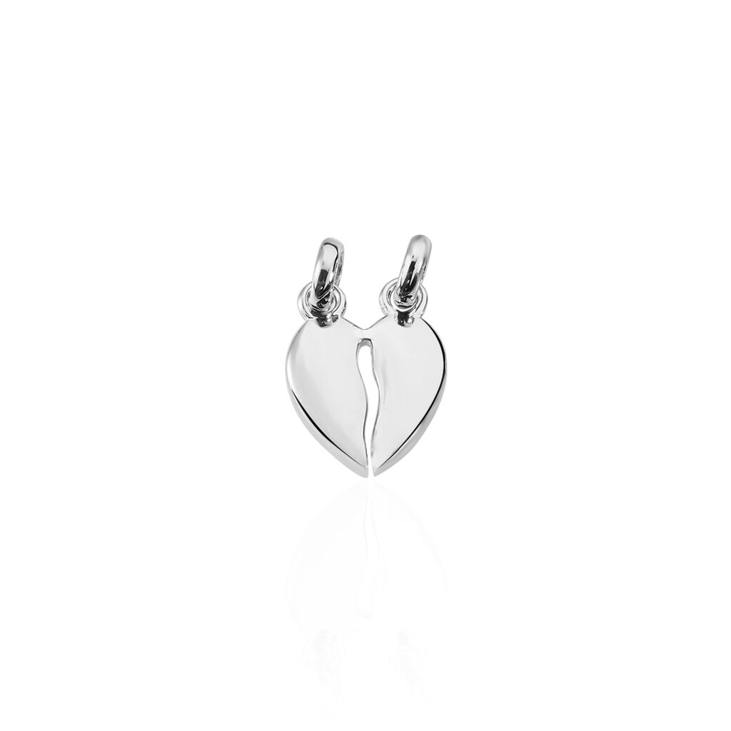 Pendentif Axelia Argent Blanc