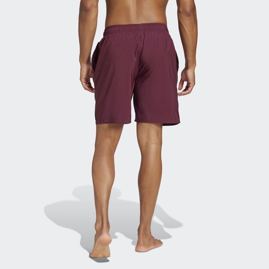 Adidas Short de bain uni de longueur classique CLX