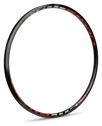 Jante Arrière BMX Ikon I 451x19.5mm I 28 trous Noir / Rouge