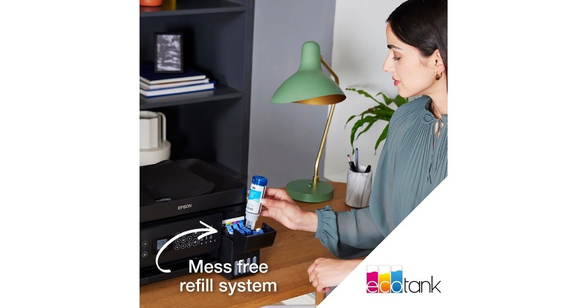 EpsonEcoTank ET-4800 all-in-one inkjetprinter met faxfunctie  (Zwart)