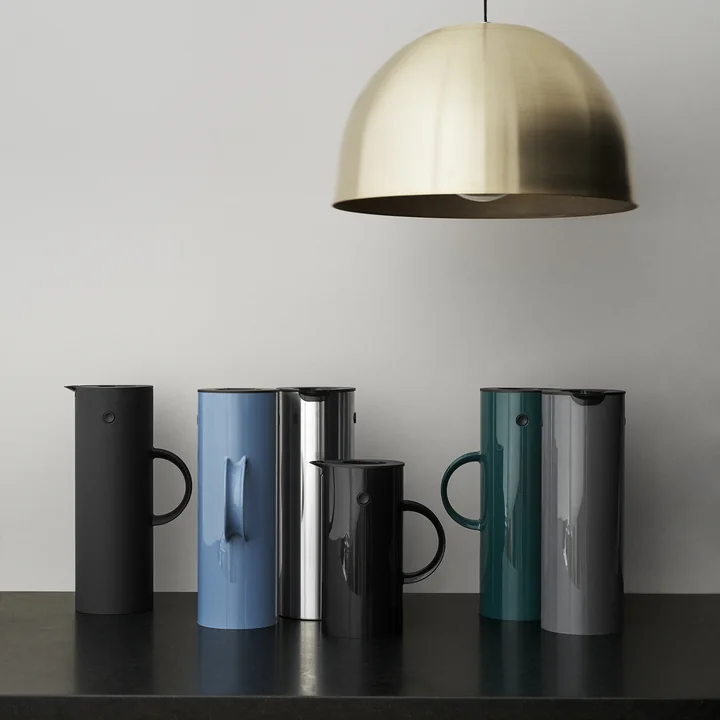 Stelton - Isolierkanne EM 77, 1 l soft schwarz
