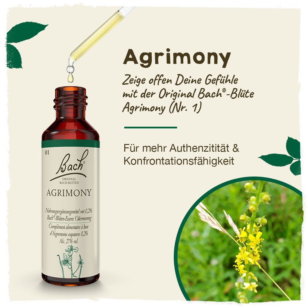 BACH®-BLÜTE AGRIMONY (Odermennig)