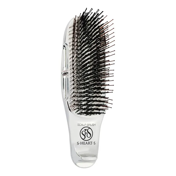 S.Heart.S Brosse pour cheveux épais Scalp + Mini | Argenté