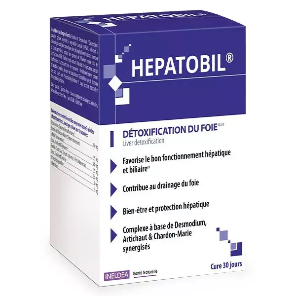 Ineldea Natural Health Hepatobil 90 cápsulas