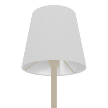 EGLO tafellamp Fiorana 53 cm zand/wit