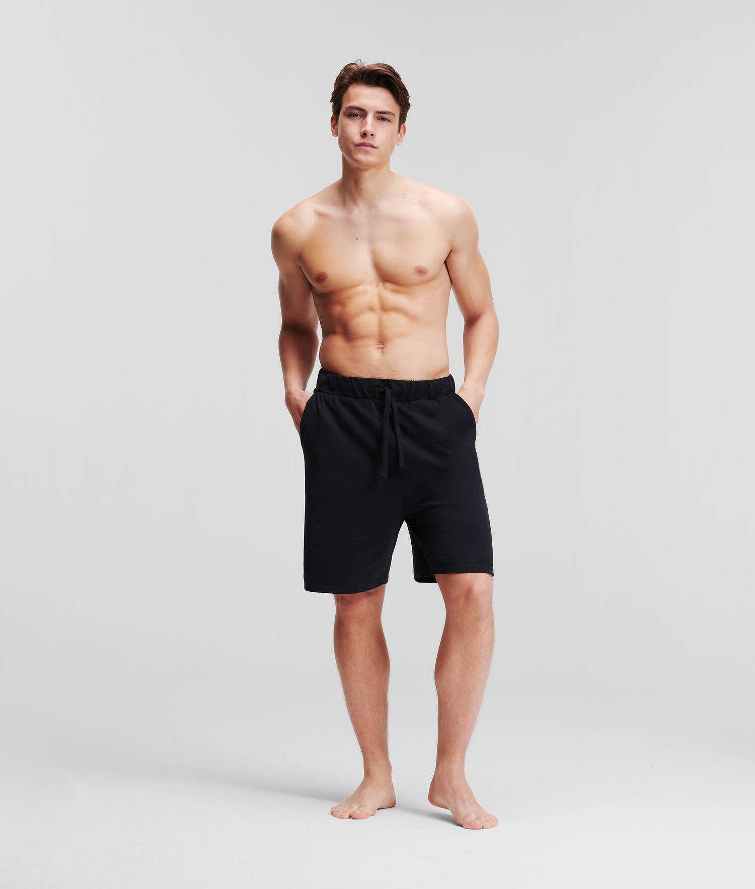 SHORT DE NUIT MOLLETONNÉ AVEC LOGO KARL