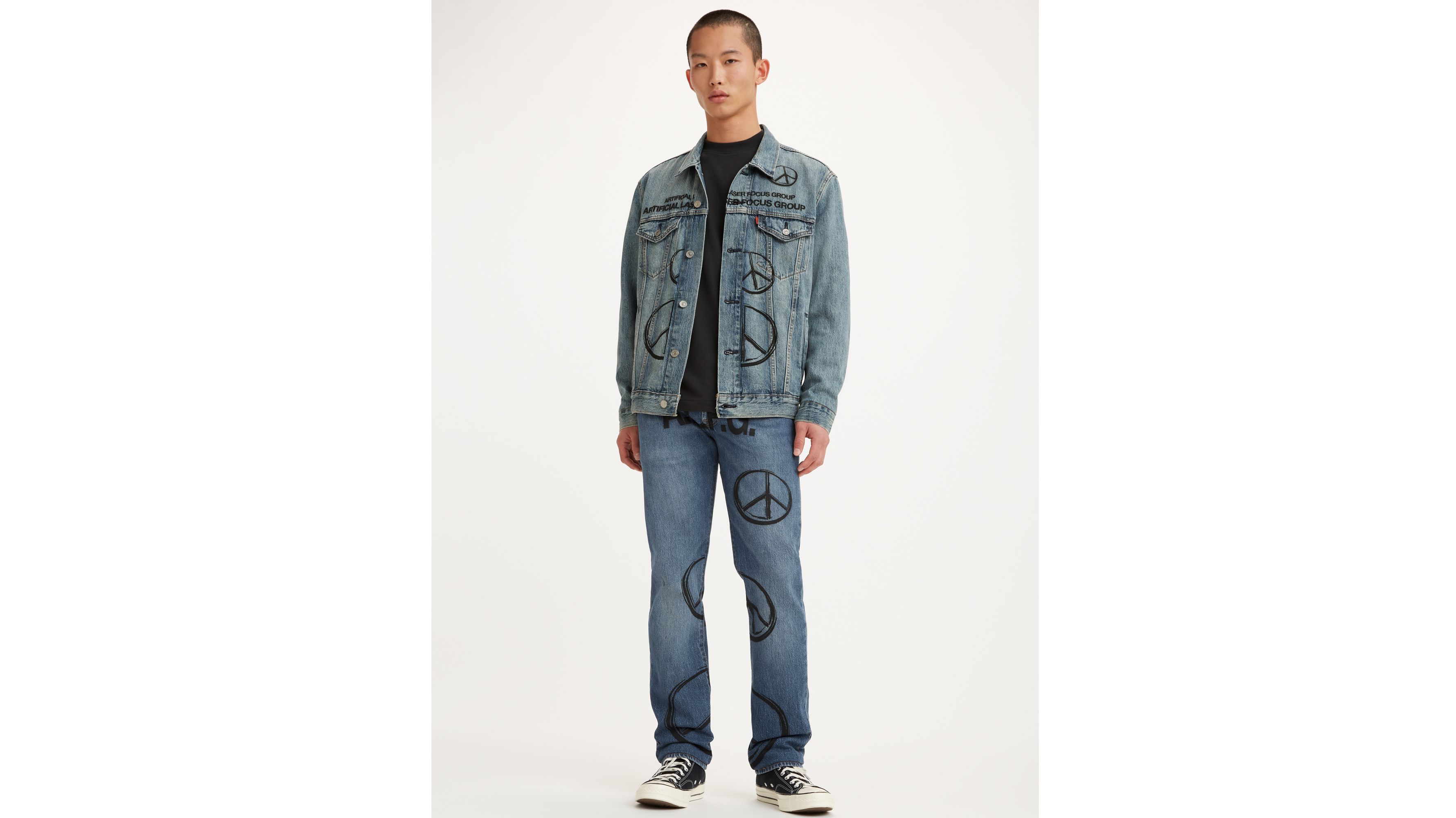 Jean Levi's® X Jaden Smith 501® - Medium Indigo - Bleu