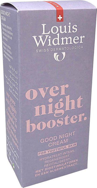 Louis Widmer - Overnight Booster - Gezichtscrème - Lichte Textuur - Hydratatie
