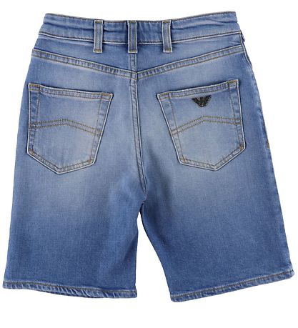 Emporio Armani Shorts - Denim - Hellblau