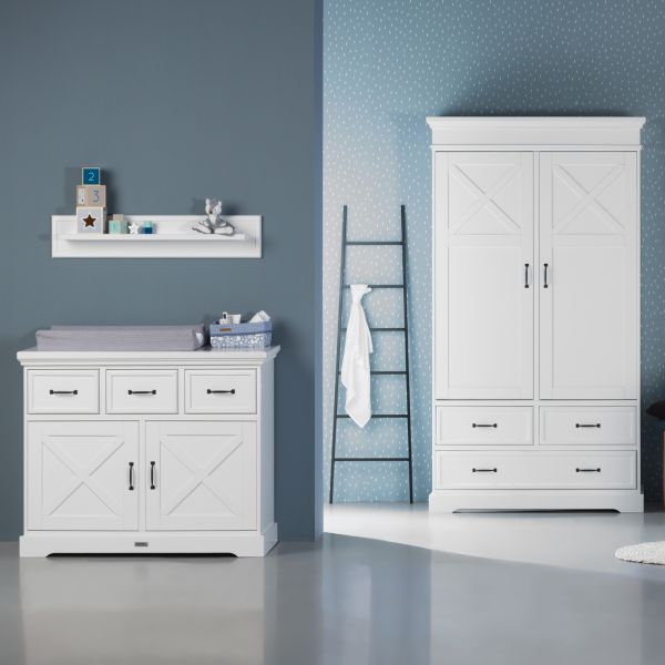 Kidsmill Savigno Commode Wit Met Kruis