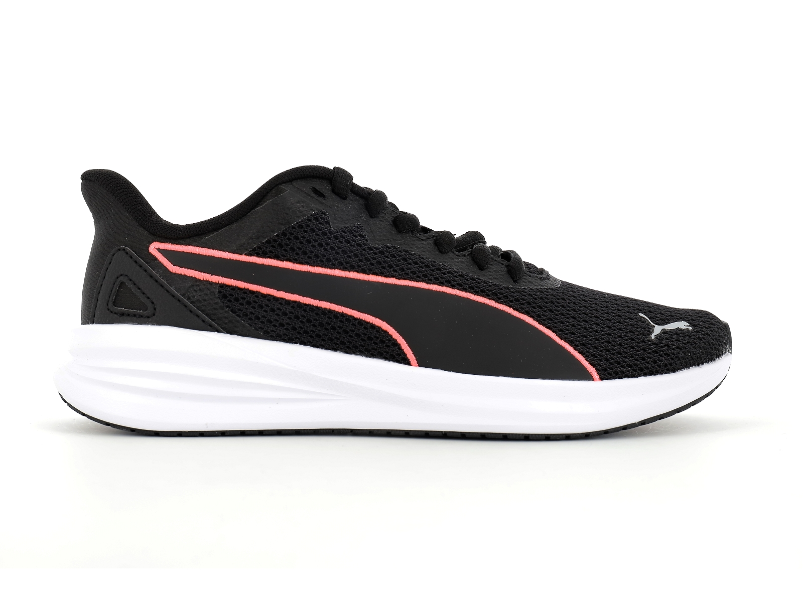 Puma-377030 Matières combinées Noir Rose