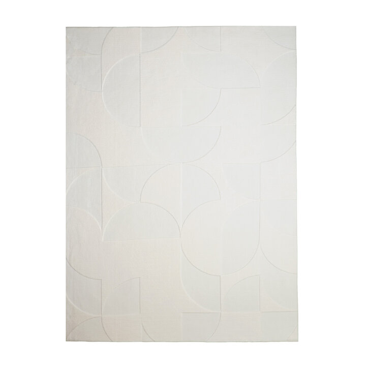 Scandinavisch vloerkleed - Charm Circles Wit