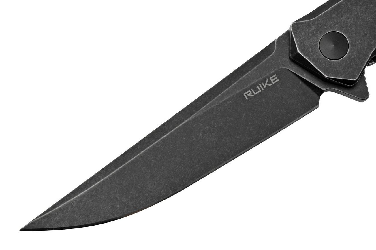 Ruike P108-SB Black zakmes, Blackwashed frame