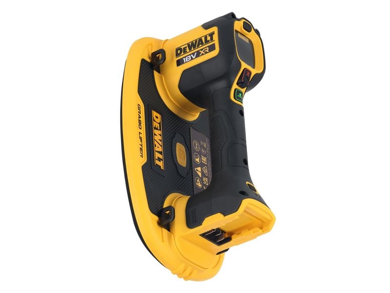 DEWALT Akku-Vakuum-Heber 18 V Ohne Akku 120 kg 18-Volt-Akku-Trockenbaufräse mit bürstenloser Technologie, staubdichtem Schalter und werkzeuglosem Zubehörwechsel