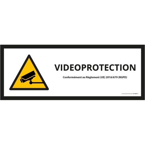 Panneau d'information - Pictogramme de sécurité Vidéo-Protection