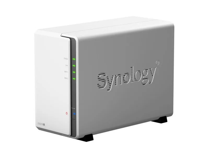 Synology Disk Station DS220j - NAS-server - 2 bays - SATA 6Gb/s - RAID 0, 1, JBOD - RAM 512 MB - Gigabit Ethernet - iSCSI support