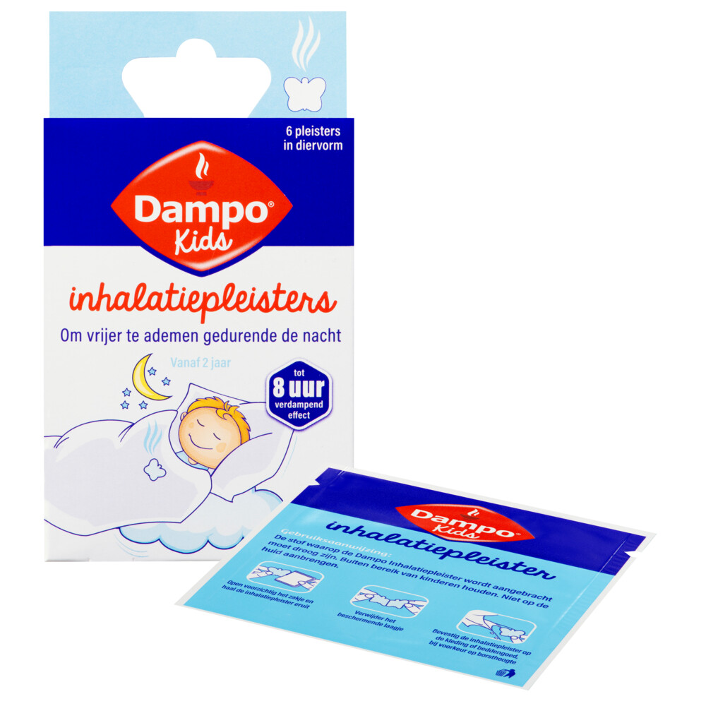 3x Dampo Inhalatiepleisters 6 sachets