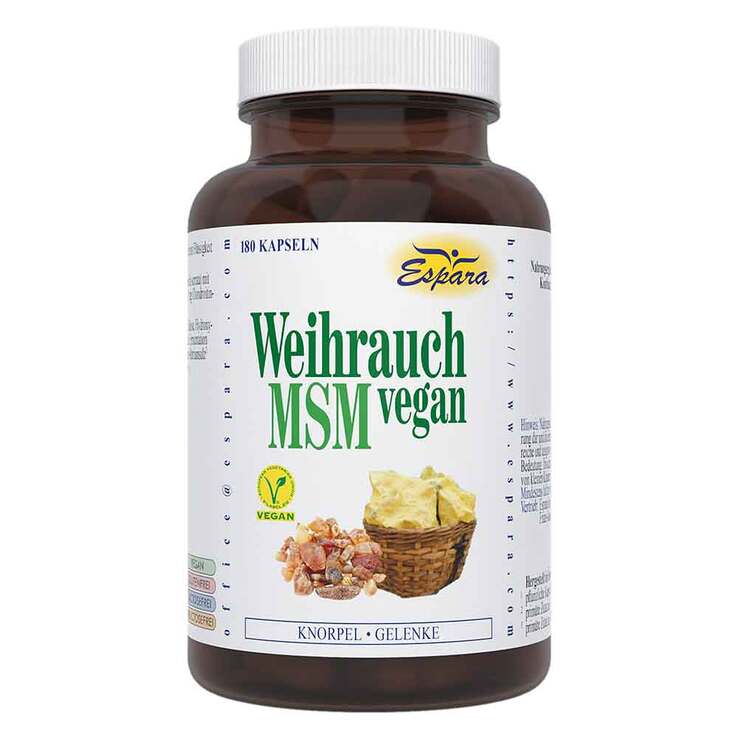 Weihrauch MSM vegan Kapseln, 180 St
