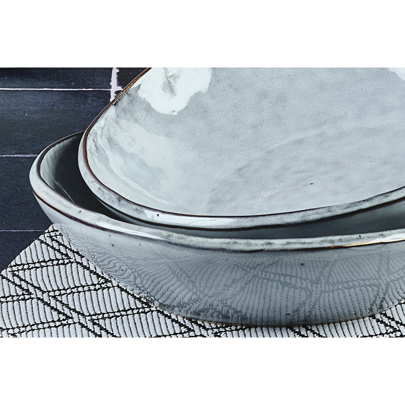 Bjorn 6 Bols en Grès Cloud gris clair - 75 cl