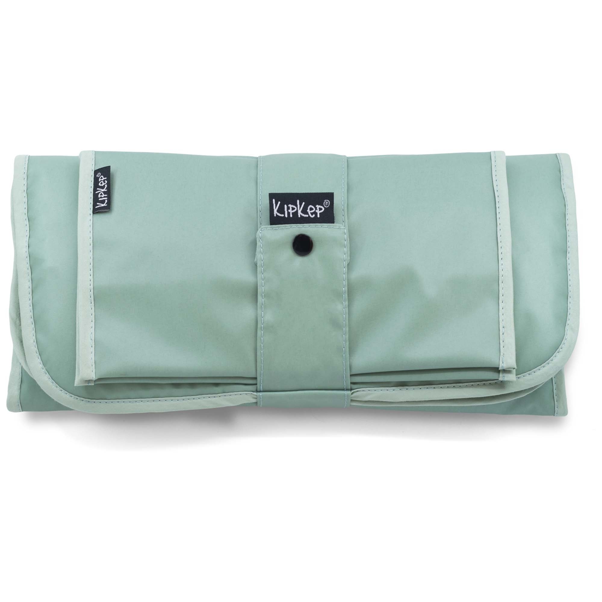KipKep verschoningsmatje+luieretui combiset Pale Green