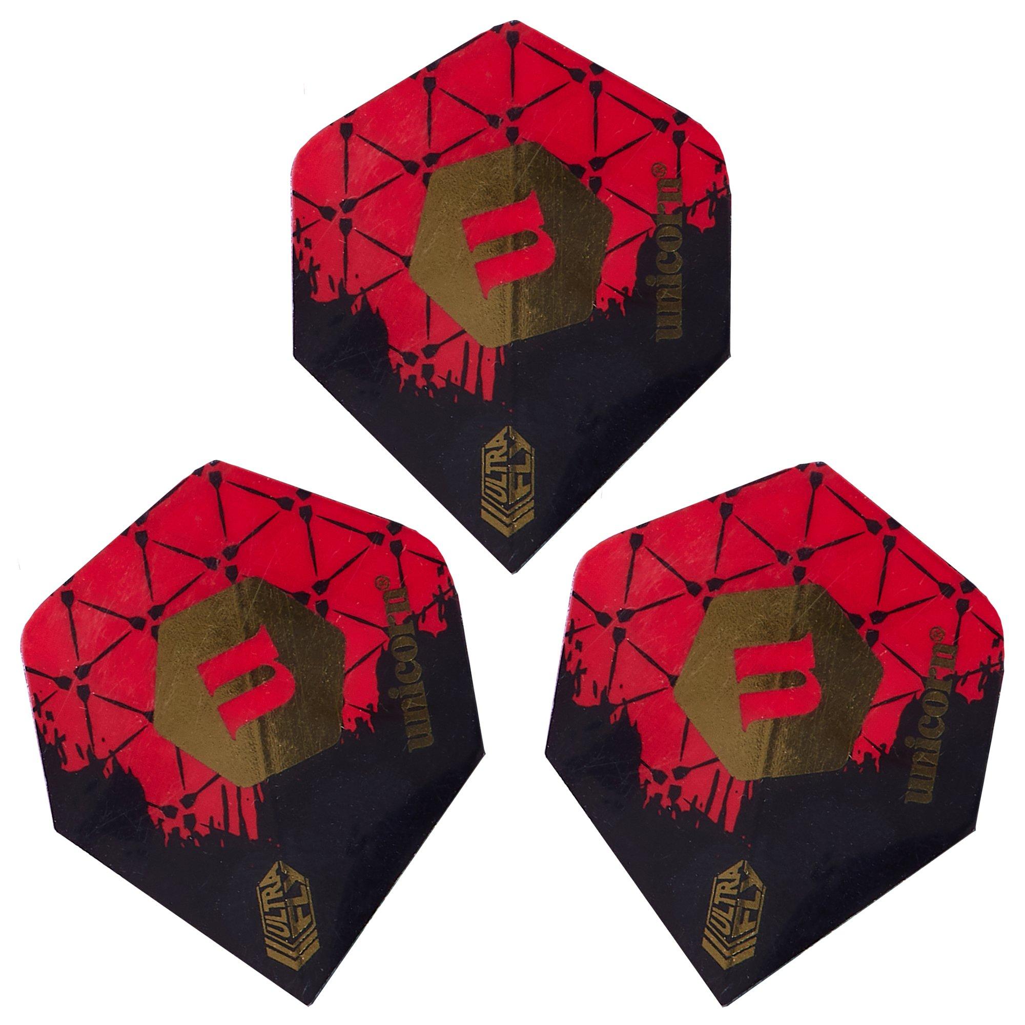 Unicorn Darts Ultrafly Dart Flights Ultra durable 100 Micron Polyester 5 Sets / 15 Flights Stunning