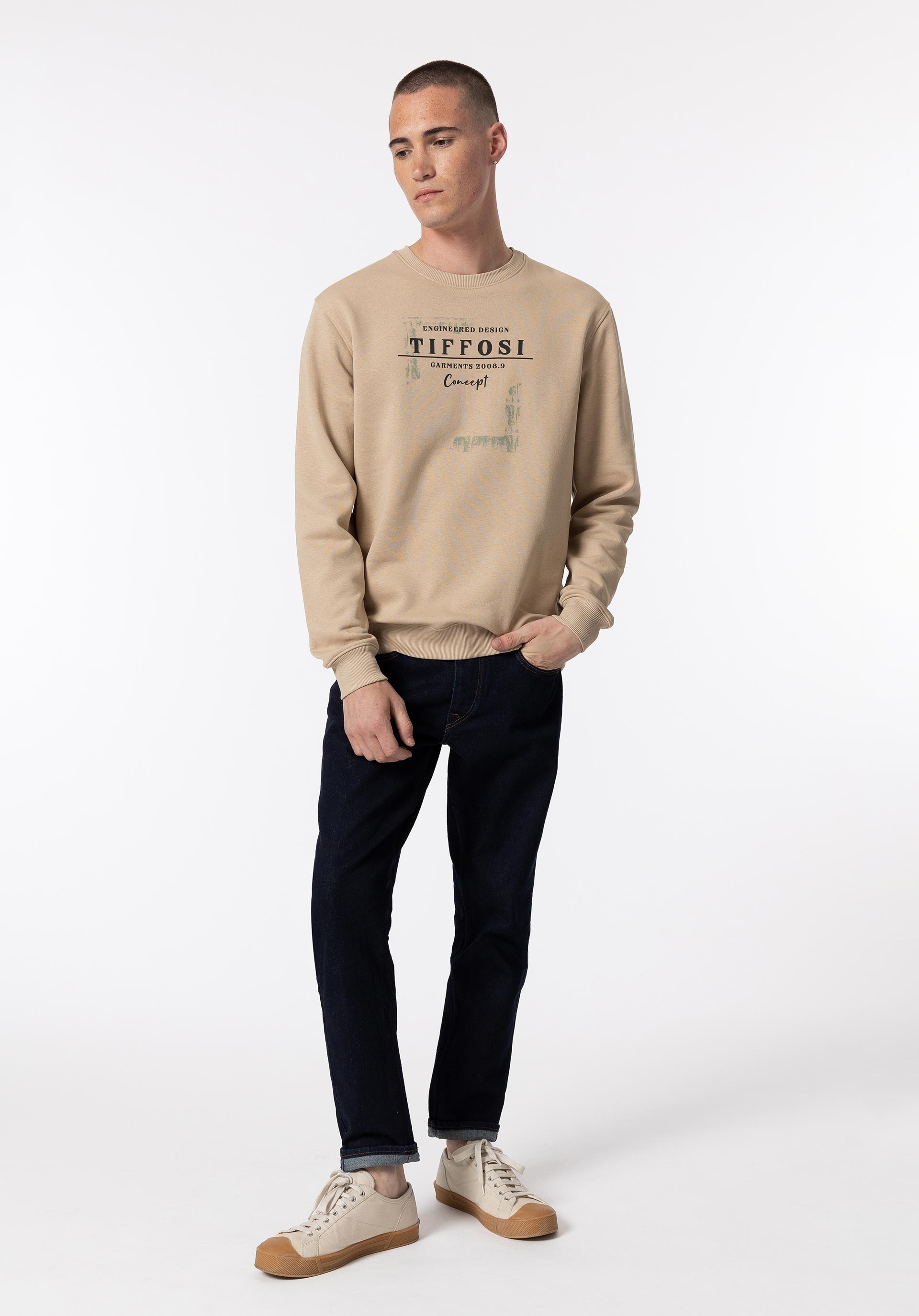 Sweatshirt com Estampado Frontal