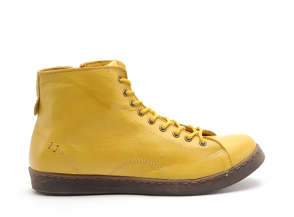 Andrea conti boots bottine plates femme 0344900 jaune