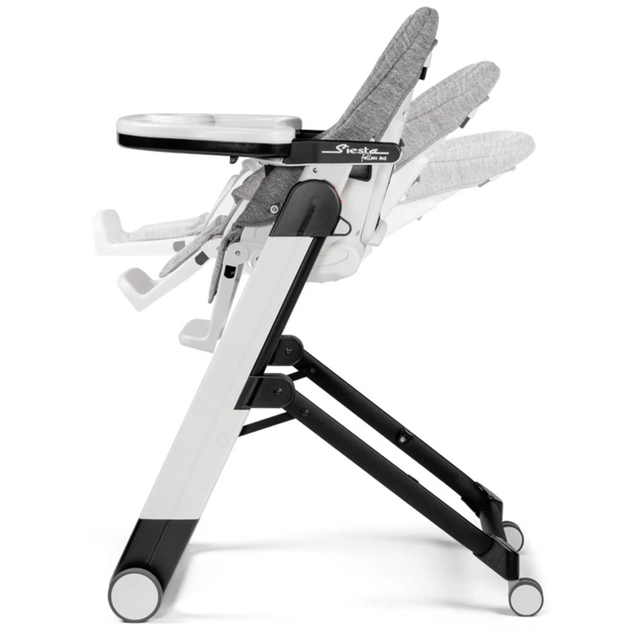 Peg Perego Hochstuhl Siesta Follow Me Ice Lederimitat