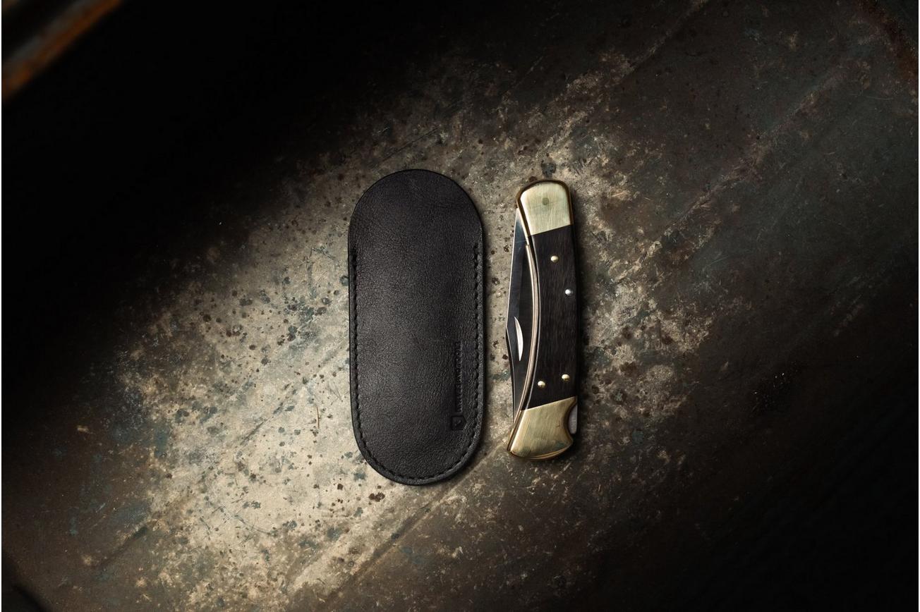 Knivesandtools Leather Sheath, Black, Large, schede