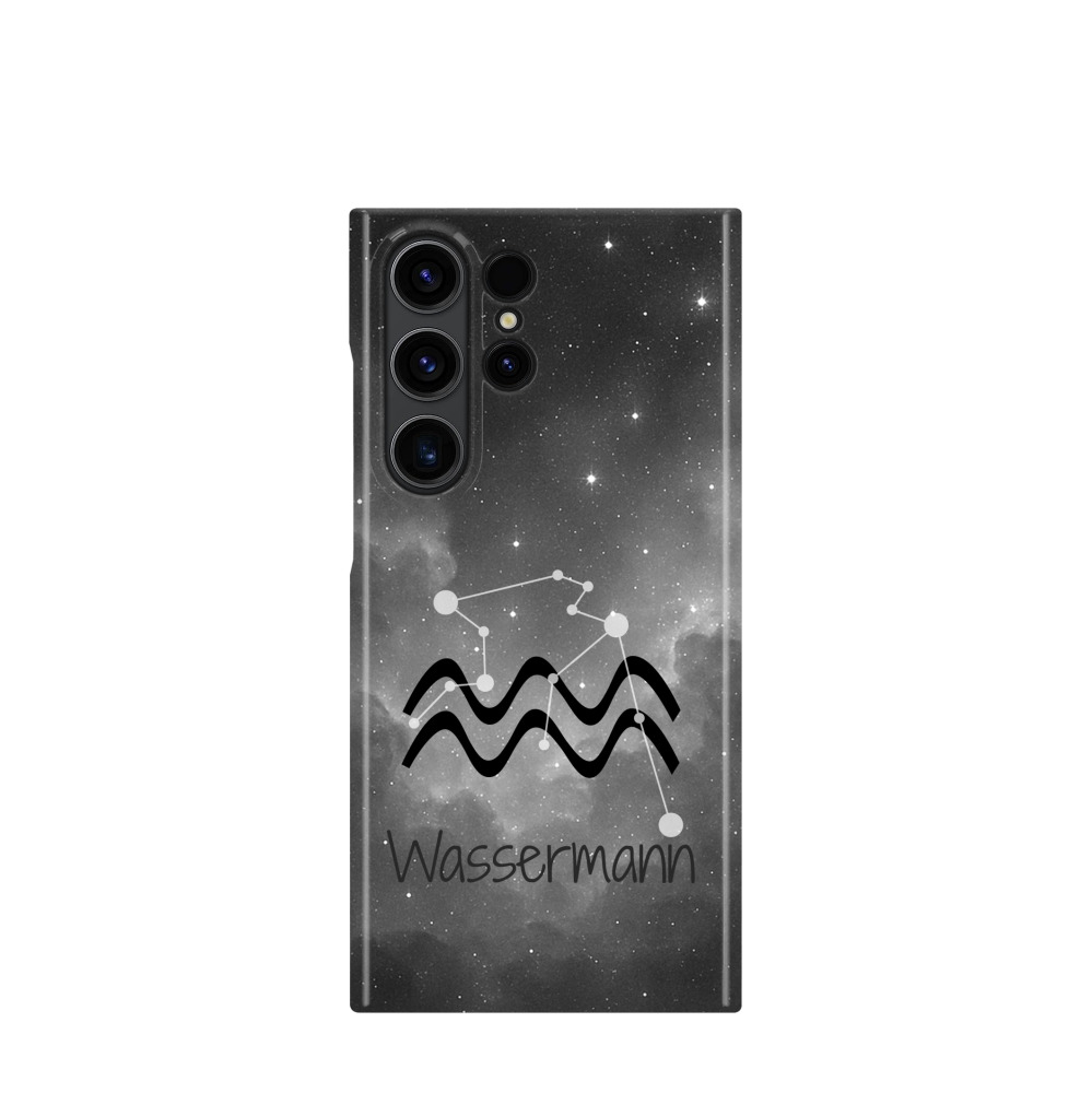 Samsung Galaxy S23 Ultra 5G Kunststoff Hülle Wassermann 4 - Grau
