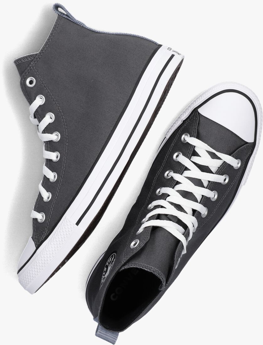 CONVERSE grijze converse hoge sneaker chuck taylor all star hi