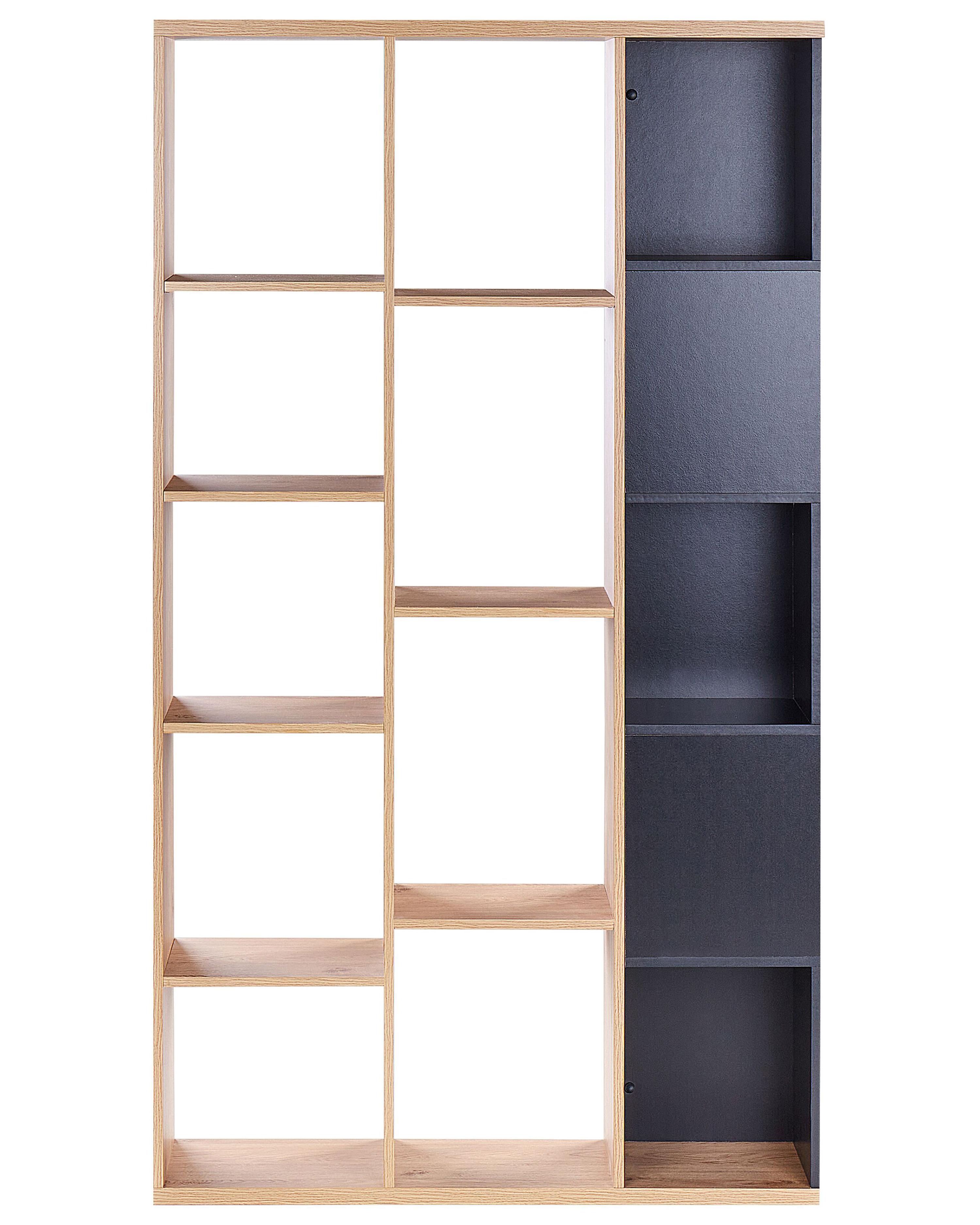 Boekenkast BANGOR 175 cm Bruin/zwart
