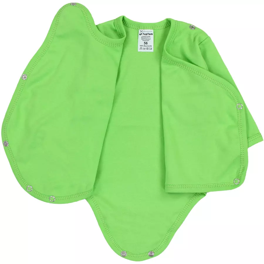 TupTam Baby Langarm Wickelbody im 5er Set blaugelb
