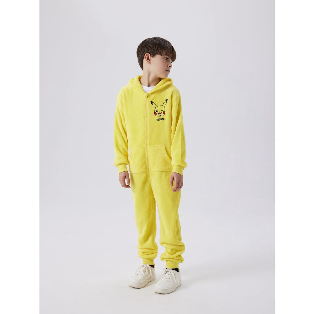 Køb Name It Vibrant Yellow Olly Pokemon Onesie