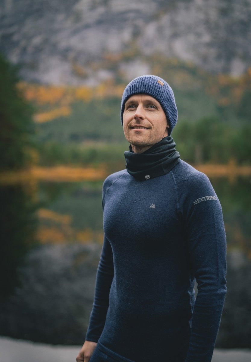 KRAFTIGT MERINOULD BASELAYER SÆT TIL MÆND
