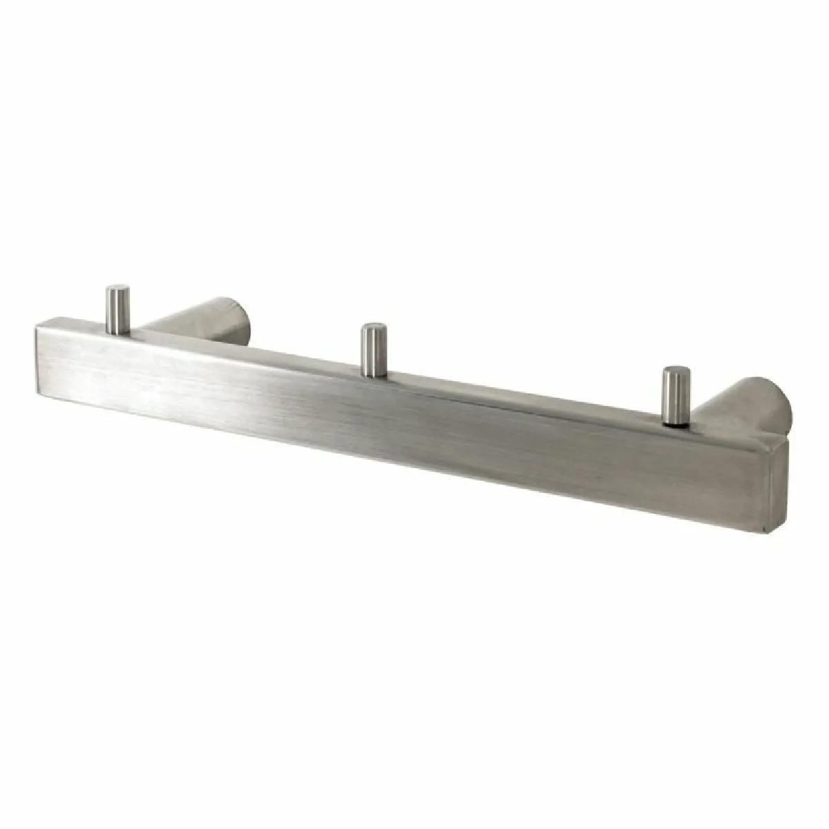 Paris Prix Porte-serviettes Inox 3 crochets 26cm - Argent
