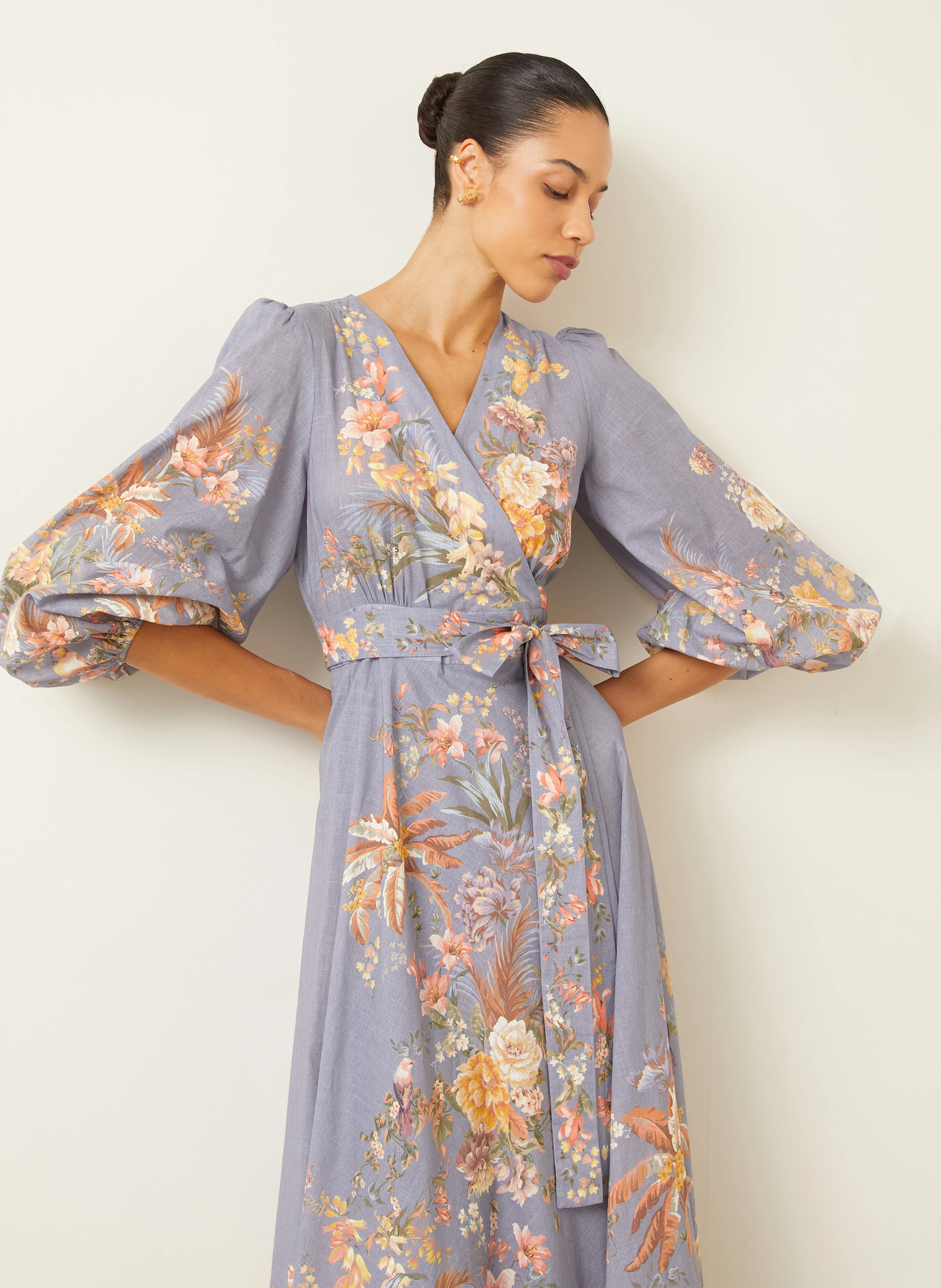 ZIMMERMANN Wickelkleid TALLOW