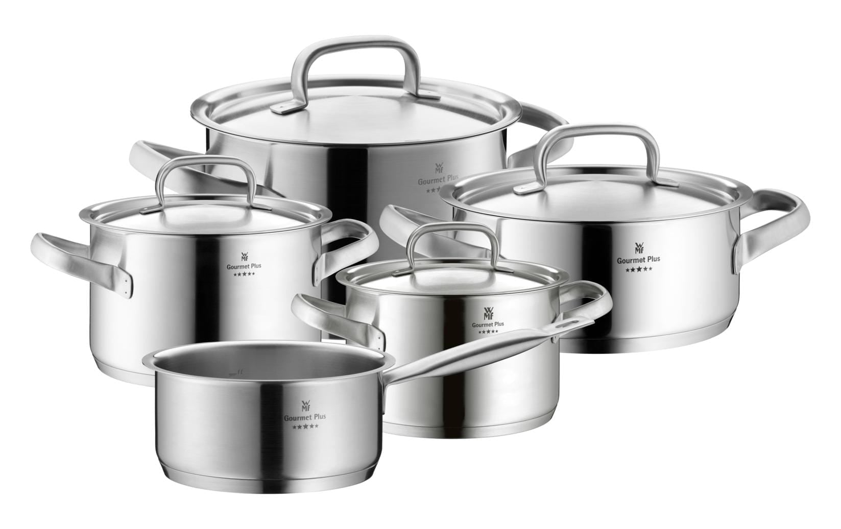 WMF Topf-Set »Gourmet Plus« Cromargan® Edelstahl Rostfrei 18/10