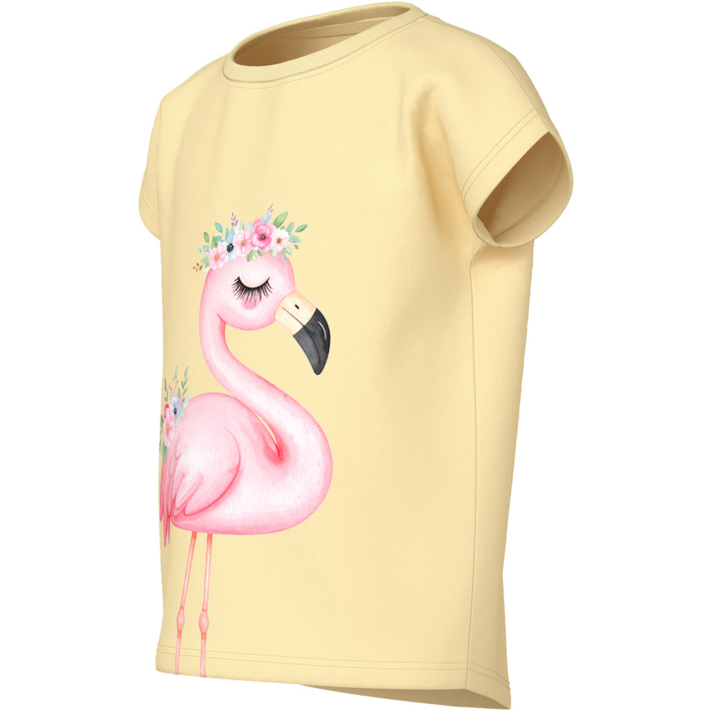 Køb Name It Double Cream Flamingo Nmfvotia Capsl Top