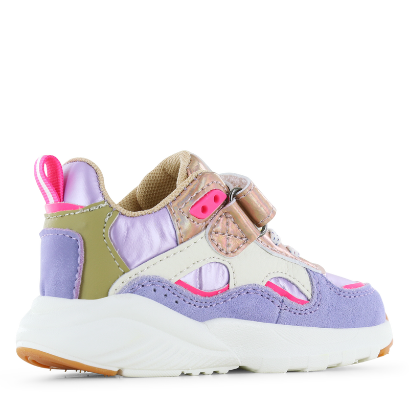 Go Banana’s lila sneaker Metallic, Microfiber leer, Suède | Meisjes schoene