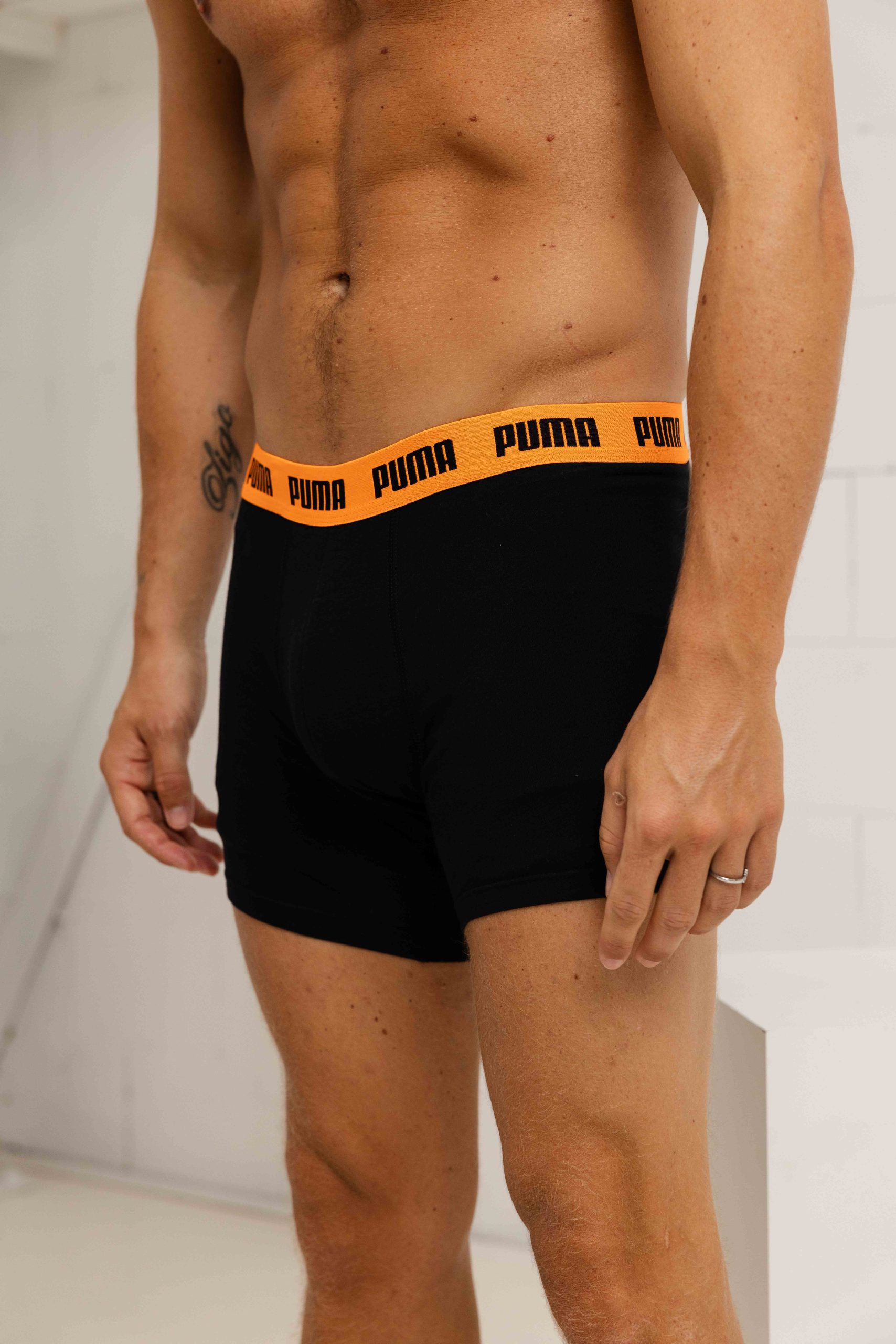 Puma Everyday Basic Boxershort Heren 3-Pack Black Pop