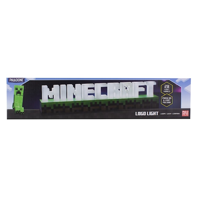 Minecraft Logo Light Lampe