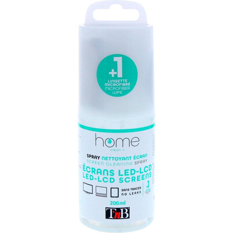 Gel de nettoyage 200 ml pour écrans + 1 tissu microfibre TNB