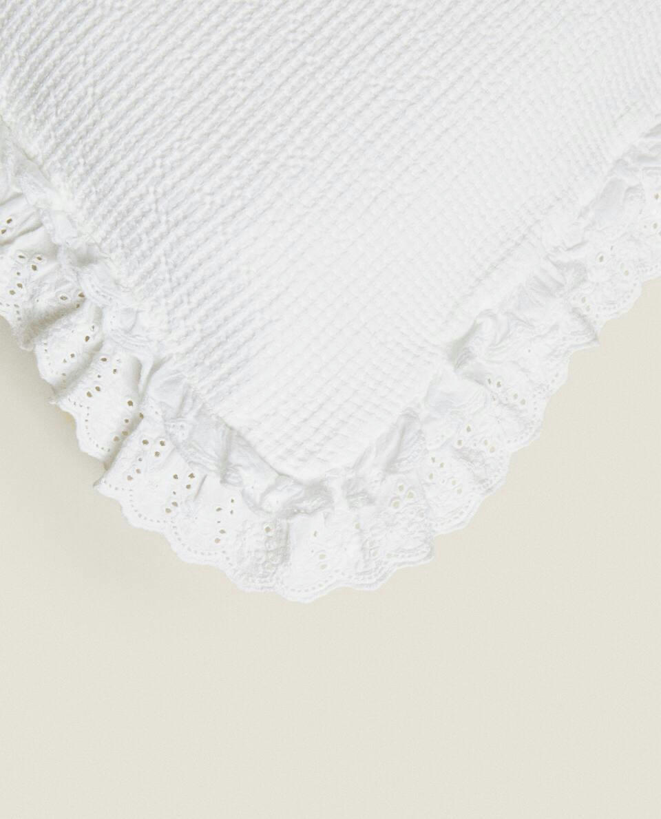 CAPA DE ALMOFADA EM jacquard DE ALGODÃO